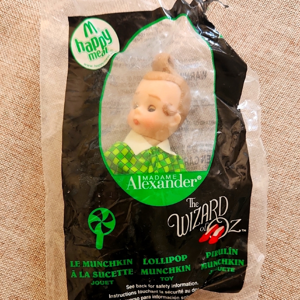 Madame Alexander Wizard of Oz Lollipop Munchkin Doll Happy Meal Toy 2008